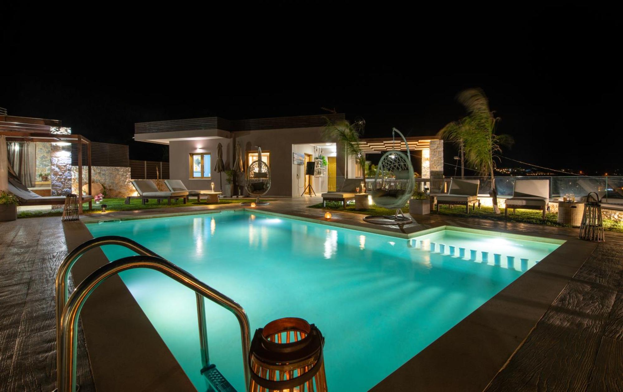 Villa Lady Dafni With Private Heated Pool Maleme Екстериор снимка