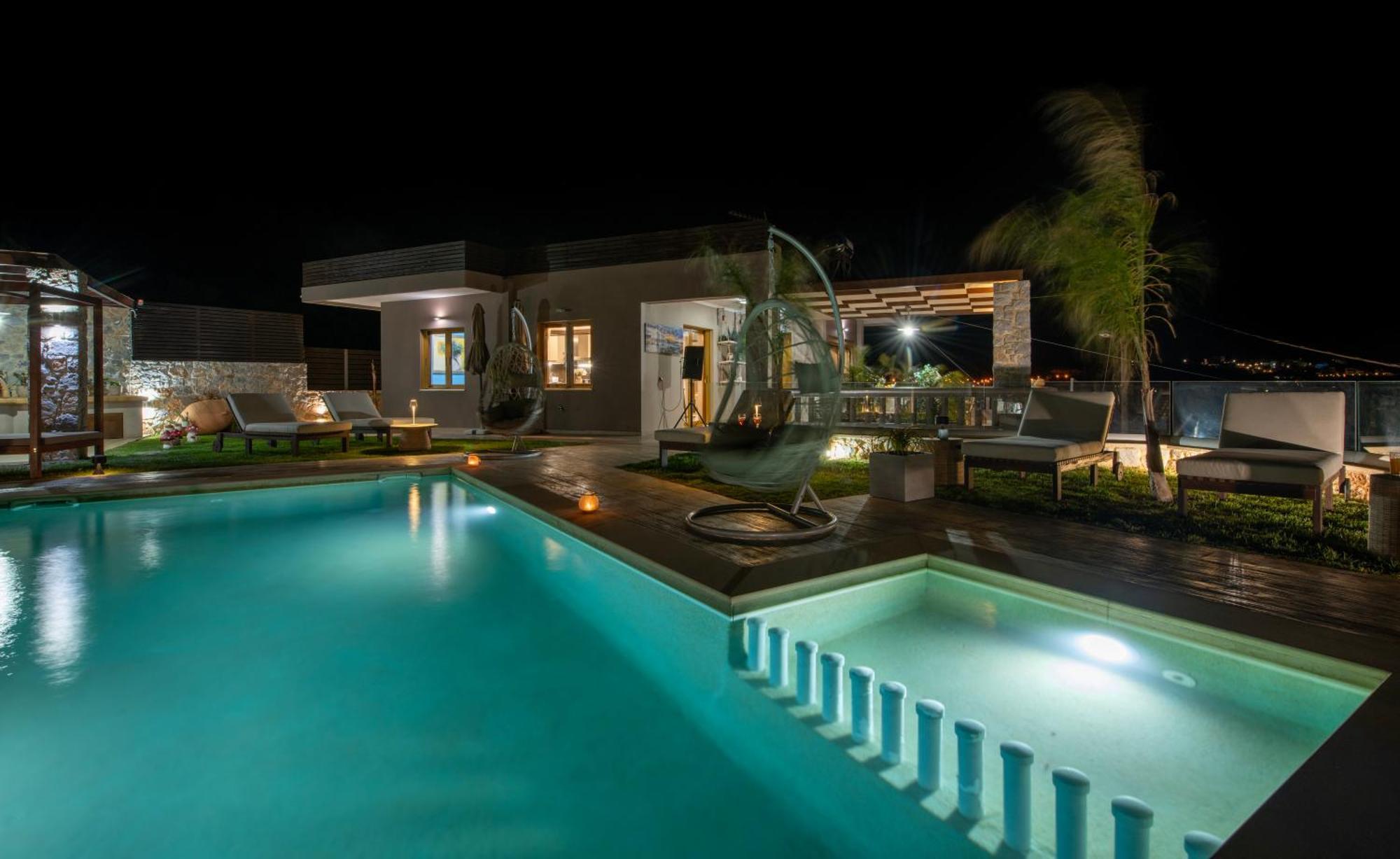 Villa Lady Dafni With Private Heated Pool Maleme Екстериор снимка